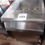 LOTE 105 - 01 FRITADEIRA INDUSTRIAL ALTA PRESSÃO ZONA FRIA INCOMPLETA EM AÇO INOX.(NO ESTADO, NÃO SABEMOS SE FUNCIONA. LEILÃO NÃO TEM GARANTIA E NEM DEVOLUÇÃO).