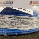LOTE 040 - 01 ROLO DE CABO FLEXÍVEL 100M 1X10MM NA COR AZUL (NOVO). (NO ESTADO) ATENÇÃO! FAZER A VISITAÇÃO ANTES DE ARREMATAR, NÃO SABEMOS SE FUNCIONA. LEILÃO NÃO TEM GARANTIA E NEM DEVOLUÇÃO, SUJEITO A POSSÍVEIS AVARIAS VISÍVEIS/OCULTAS E/OU AUSÊNCIA DE COMPONENTES.