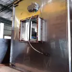 LOTE 162 - 01 COIFA EM AÇO INOX, MEDINDO 120CMX100CM. (NO ESTADO, NÃO SABEMOS SE FUNCIONA. LEILÃO NÃO TEM GARANTIA E NEM DEVOLUÇÃO).
