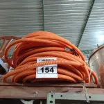 LOTE 154 - 02 ROLOS DE MANGUEIRA CORRUGADA. (NO ESTADO) ATENÇÃO! FAZER A VISITAÇÃO ANTES DE ARREMATAR, NÃO SABEMOS SE FUNCIONA. LEILÃO NÃO TEM GARANTIA E NEM DEVOLUÇÃO, SUJEITO A POSSÍVEIS AVARIAS VISÍVEIS/OCULTAS E/OU AUSÊNCIA DE COMPONENTES.
