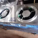 LOTE 107 - 01 HIGIENIZADOR DE PRATOS PARA BUFFET/ RESTAURANTE EM AÇO INOX. (NO ESTADO, NÃO SABEMOS SE FUNCIONA. LEILÃO NÃO TEM GARANTIA E NEM DEVOLUÇÃO).