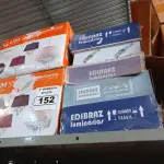 LOTE 152 - 02 LUMINÁRIAS PENDENTE E 05 LUMINÁRIAS DE EMBUTIR MARCAS E MODELOS DIVERSOS. (NO ESTADO) ATENÇÃO! FAZER A VISITAÇÃO ANTES DE ARREMATAR, NÃO SABEMOS SE FUNCIONA. LEILÃO NÃO TEM GARANTIA E NEM DEVOLUÇÃO, SUJEITO A POSSÍVEIS AVARIAS VISÍVEIS/OCULTAS E/OU AUSÊNCIA DE COMPONENTES.