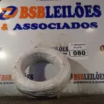 LOTE 080 - 01 ROLO DE CABO FLEXÍVEL 100M 1X4MM NA COR BRANCA (NOVO). (NO ESTADO) ATENÇÃO! FAZER A VISITAÇÃO ANTES DE ARREMATAR, NÃO SABEMOS SE FUNCIONA. LEILÃO NÃO TEM GARANTIA E NEM DEVOLUÇÃO, SUJEITO A POSSÍVEIS AVARIAS VISÍVEIS/OCULTAS E/OU AUSÊNCIA DE COMPONENTES.