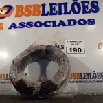LOTE 190 - 01 ROLO DE CABO FLEXÍVEL 100M 1X4MM NA COR PRETA (NOVO). (NO ESTADO) ATENÇÃO! FAZER A VISITAÇÃO ANTES DE ARREMATAR, NÃO SABEMOS SE FUNCIONA. LEILÃO NÃO TEM GARANTIA E NEM DEVOLUÇÃO, SUJEITO A POSSÍVEIS AVARIAS VISÍVEIS/OCULTAS E/OU AUSÊNCIA DE COMPONENTES.