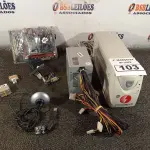 LOTE 103 - 01 NOBREAK, 01 FONTE E 01 PLACA MÃE MARCAS E MODELOS DIVERSOS. (NO ESTADO) ATENÇÃO! FAZER A VISITAÇÃO ANTES DE ARREMATAR, NÃO SABEMOS SE FUNCIONA. LEILÃO NÃO TEM GARANTIA E NEM DEVOLUÇÃO, SUJEITO A POSSÍVEIS AVARIAS VISÍVEIS/OCULTAS E/OU AUSÊNCIA DE COMPONENTES.