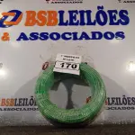 LOTE 170 - 01 ROLO DE CABO FLEXÍVEL 100M 1X4MM NA COR VERDE (NOVO). (NO ESTADO) ATENÇÃO! FAZER A VISITAÇÃO ANTES DE ARREMATAR, NÃO SABEMOS SE FUNCIONA. LEILÃO NÃO TEM GARANTIA E NEM DEVOLUÇÃO, SUJEITO A POSSÍVEIS AVARIAS VISÍVEIS/OCULTAS E/OU AUSÊNCIA DE COMPONENTES.