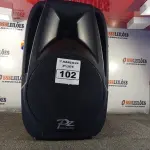 LOTE 102 - 01 CAIXA DE SOM PZ PROPASSIVE PX-12. (NO ESTADO) ATENÇÃO! FAZER A VISITAÇÃO ANTES DE ARREMATAR, NÃO SABEMOS SE FUNCIONA. LEILÃO NÃO TEM GARANTIA E NEM DEVOLUÇÃO, SUJEITO A POSSÍVEIS AVARIAS VISÍVEIS/OCULTAS E/OU AUSÊNCIA DE COMPONENTES.