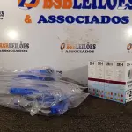 LOTE 126 - 04 TERMÔMETROS DIGITAL E 07 MASCARAS DE PROTEÇÃO. (NO ESTADO) ATENÇÃO! FAZER A VISITAÇÃO ANTES DE ARREMATAR, NÃO SABEMOS SE FUNCIONA. LEILÃO NÃO TEM GARANTIA E NEM DEVOLUÇÃO, SUJEITO A POSSÍVEIS AVARIAS VISÍVEIS/OCULTAS E/OU AUSÊNCIA DE COMPONENTES.