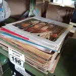 LOTE 196 - 01 LOTE COM VÁRIOS DISCOS DE VINIL. (NO ESTADO) ATENÇÃO! FAZER A VISITAÇÃO ANTES DE ARREMATAR, NÃO SABEMOS SE FUNCIONA. LEILÃO NÃO TEM GARANTIA E NEM DEVOLUÇÃO, SUJEITO A POSSÍVEIS AVARIAS VISÍVEIS/OCULTAS E/OU AUSÊNCIA DE COMPONENTES.