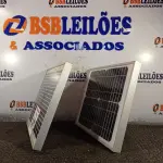 LOTE 127 - 02 PAINÉIS SOLARES 18V 10W. (NO ESTADO) ATENÇÃO! FAZER A VISITAÇÃO ANTES DE ARREMATAR, NÃO SABEMOS SE FUNCIONA. LEILÃO NÃO TEM GARANTIA E NEM DEVOLUÇÃO, SUJEITO A POSSÍVEIS AVARIAS VISÍVEIS/OCULTAS E/OU AUSÊNCIA DE COMPONENTES.