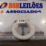 LOTE 110 - 01 ROLO DE CABO FLEXÍVEL 100M 1X4MM NA COR BRANCA (NOVO). (NO ESTADO) ATENÇÃO! FAZER A VISITAÇÃO ANTES DE ARREMATAR, NÃO SABEMOS SE FUNCIONA. LEILÃO NÃO TEM GARANTIA E NEM DEVOLUÇÃO, SUJEITO A POSSÍVEIS AVARIAS VISÍVEIS/OCULTAS E/OU AUSÊNCIA DE COMPONENTES.