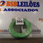 LOTE 090 - 01 ROLO DE CABO FLEXÍVEL 100M 1X4MM NA COR VERDE (NOVO). (NO ESTADO) ATENÇÃO! FAZER A VISITAÇÃO ANTES DE ARREMATAR, NÃO SABEMOS SE FUNCIONA. LEILÃO NÃO TEM GARANTIA E NEM DEVOLUÇÃO, SUJEITO A POSSÍVEIS AVARIAS VISÍVEIS/OCULTAS E/OU AUSÊNCIA DE COMPONENTES.