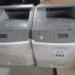 LOTE 343 - 02 IMPRESSORAS IMPRESSORA A LASER LEXMARK T654DN. (NO ESTADO) ATENÇÃO! FAZER A VISITAÇÃO ANTES DE ARREMATAR, NÃO SABEMOS SE FUNCIONA. LEILÃO NÃO TEM GARANTIA E NEM DEVOLUÇÃO, SUJEITO A POSSÍVEIS AVARIAS VISÍVEIS/OCULTAS E/OU AUSÊNCIA DE COMPONENTES.