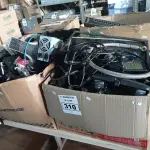 LOTE 310 - 01 LOTE COM MATERIAIS DIVERSOS. (NO ESTADO) ATENÇÃO! FAZER A VISITAÇÃO ANTES DE ARREMATAR, NÃO SABEMOS SE FUNCIONA. LEILÃO NÃO TEM GARANTIA E NEM DEVOLUÇÃO, SUJEITO A POSSÍVEIS AVARIAS VISÍVEIS/OCULTAS E/OU AUSÊNCIA DE COMPONENTES.