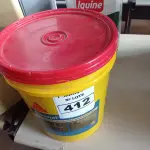 LOTE 412 - 01 BALDE DE SIKANOL ALVENARIA, ADITIVO PLASTIFICANTE PARA ARGAMASSA DE ASSENTAMENTO E REBOCO 18L. (NO ESTADO) ATENÇÃO! FAZER A VISITAÇÃO ANTES DE ARREMATAR, NÃO SABEMOS SE FUNCIONA. LEILÃO NÃO TEM GARANTIA E NEM DEVOLUÇÃO, SUJEITO A POSSÍVEIS AVARIAS VISÍVEIS/OCULTAS E/OU AUSÊNCIA DE COMPONENTES.