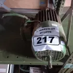 LOTE 217 - 01 MOTOR ELÉTRICO. (NO ESTADO) ATENÇÃO! FAZER A VISITAÇÃO ANTES DE ARREMATAR, NÃO SABEMOS SE FUNCIONA. LEILÃO NÃO TEM GARANTIA E NEM DEVOLUÇÃO, SUJEITO A POSSÍVEIS AVARIAS VISÍVEIS/OCULTAS E/OU AUSÊNCIA DE COMPONENTES.