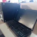 LOTE 529 - 01 CPU’S, 01 MONITOR E 01 TECLADO. (NO ESTADO) ATENÇÃO! FAZER A VISITAÇÃO ANTES DE ARREMATAR, NÃO SABEMOS SE FUNCIONA. LEILÃO NÃO TEM GARANTIA E NEM DEVOLUÇÃO, SUJEITO A POSSÍVEIS AVARIAS VISÍVEIS/OCULTAS E/OU AUSÊNCIA DE COMPONENTES.