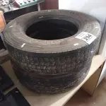 LOTE 294 - 02 PNEUS PARA CAMINHÃO ¾ 215/75/17.5. (NO ESTADO) ATENÇÃO! FAZER A VISITAÇÃO ANTES DE ARREMATAR, NÃO SABEMOS SE FUNCIONA. LEILÃO NÃO TEM GARANTIA E NEM DEVOLUÇÃO, SUJEITO A POSSÍVEIS AVARIAS VISÍVEIS/OCULTAS E/OU AUSÊNCIA DE COMPONENTES.