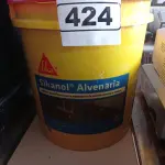 LOTE 424 - 01 BALDE DE SIKANOL ALVENARIA, ADITIVO PLASTIFICANTE PARA ARGAMASSA DE ASSENTAMENTO E REBOCO 18L. (NO ESTADO) ATENÇÃO! FAZER A VISITAÇÃO ANTES DE ARREMATAR, NÃO SABEMOS SE FUNCIONA. LEILÃO NÃO TEM GARANTIA E NEM DEVOLUÇÃO, SUJEITO A POSSÍVEIS AVARIAS VISÍVEIS/OCULTAS E/OU AUSÊNCIA DE COMPONENTES.