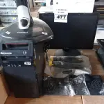 LOTE 477 - 01 CPU, 01 MONITOR, 01 TECLADO, 01 MOUSE 01 VENTILADOR E 06 CABOS DE FORÇA. (NO ESTADO) ATENÇÃO! FAZER A VISITAÇÃO ANTES DE ARREMATAR, NÃO SABEMOS SE FUNCIONA. LEILÃO NÃO TEM GARANTIA E NEM DEVOLUÇÃO, SUJEITO A POSSÍVEIS AVARIAS VISÍVEIS/OCULTAS E/OU AUSÊNCIA DE COMPONENTES.