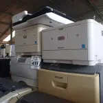 LOTE 411 - 06 IMPRESSORAS E 01 SCANNER MARCAS E MODELOS DIVERSOS. (NO ESTADO) ATENÇÃO! FAZER A VISITAÇÃO ANTES DE ARREMATAR, NÃO SABEMOS SE FUNCIONA. LEILÃO NÃO TEM GARANTIA E NEM DEVOLUÇÃO, SUJEITO A POSSÍVEIS AVARIAS VISÍVEIS/OCULTAS E/OU AUSÊNCIA DE COMPONENTES.
