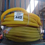 LOTE 442 - 02 ROLOS DE MANGUEIRA CORRUGADA. (NO ESTADO) ATENÇÃO! FAZER A VISITAÇÃO ANTES DE ARREMATAR, NÃO SABEMOS SE FUNCIONA. LEILÃO NÃO TEM GARANTIA E NEM DEVOLUÇÃO, SUJEITO A POSSÍVEIS AVARIAS VISÍVEIS/OCULTAS E/OU AUSÊNCIA DE COMPONENTES.