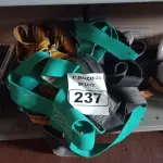 LOTE 237 - 05 CINTOS DE SEGURANÇA NO TRABALHO. (NO ESTADO) ATENÇÃO! FAZER A VISITAÇÃO ANTES DE ARREMATAR, NÃO SABEMOS SE FUNCIONA. LEILÃO NÃO TEM GARANTIA E NEM DEVOLUÇÃO, SUJEITO A POSSÍVEIS AVARIAS VISÍVEIS/OCULTAS E/OU AUSÊNCIA DE COMPONENTES.