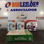 LOTE 204 - 03 BONECOS JOÃO TEIMOSO E 01 JOGO DESCOBRINDO A MATEMÁTICA. (NO ESTADO) ATENÇÃO! FAZER A VISITAÇÃO ANTES DE ARREMATAR, NÃO SABEMOS SE FUNCIONA. LEILÃO NÃO TEM GARANTIA E NEM DEVOLUÇÃO, SUJEITO A POSSÍVEIS AVARIAS VISÍVEIS/OCULTAS E/OU AUSÊNCIA DE COMPONENTES.