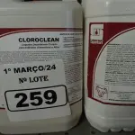 LOTE 259 - 20 LITROS DE CLOROCLEAN, LIMPADOR DESINFETANTE CLORADO PARA INDUSTRIAS ALIMENTÍCIAS E AFINS. (NO ESTADO) ATENÇÃO! FAZER A VISITAÇÃO ANTES DE ARREMATAR, NÃO SABEMOS SE FUNCIONA. LEILÃO NÃO TEM GARANTIA E NEM DEVOLUÇÃO, SUJEITO A POSSÍVEIS AVARIAS VISÍVEIS/OCULTAS E/OU AUSÊNCIA DE COMPONENTES.