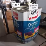 LOTE 298 - 01 LATA DE TINTA IQUINE DIATEX PINTA MAIS 18L FOSCO BASE “P”. (NO ESTADO) ATENÇÃO! FAZER A VISITAÇÃO ANTES DE ARREMATAR, NÃO SABEMOS SE FUNCIONA. LEILÃO NÃO TEM GARANTIA E NEM DEVOLUÇÃO, SUJEITO A POSSÍVEIS AVARIAS VISÍVEIS/OCULTAS E/OU AUSÊNCIA DE COMPONENTES.