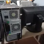 LOTE 344 - 01 CPU, 01 MONITOR E 01 TECLADO. (NO ESTADO) ATENÇÃO! FAZER A VISITAÇÃO ANTES DE ARREMATAR, NÃO SABEMOS SE FUNCIONA. LEILÃO NÃO TEM GARANTIA E NEM DEVOLUÇÃO, SUJEITO A POSSÍVEIS AVARIAS VISÍVEIS/OCULTAS E/OU AUSÊNCIA DE COMPONENTES.