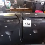 LOTE 356 - 02 FRAGMENTADORAS DE PAPEL. (NO ESTADO) ATENÇÃO! FAZER A VISITAÇÃO ANTES DE ARREMATAR, NÃO SABEMOS SE FUNCIONA. LEILÃO NÃO TEM GARANTIA E NEM DEVOLUÇÃO, SUJEITO A POSSÍVEIS AVARIAS VISÍVEIS/OCULTAS E/OU AUSÊNCIA DE COMPONENTES.