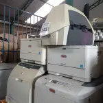 LOTE 323 - 05 IMPRESSORAS MARCAS E MODELOS DIVERSOS PARA RETIRADA DE PEÇAS. (NO ESTADO) ATENÇÃO! FAZER A VISITAÇÃO ANTES DE ARREMATAR, NÃO SABEMOS SE FUNCIONA. LEILÃO NÃO TEM GARANTIA E NEM DEVOLUÇÃO, SUJEITO A POSSÍVEIS AVARIAS VISÍVEIS/OCULTAS E/OU AUSÊNCIA DE COMPONENTES.