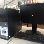 LOTE 368 - 01 CPU, 01 MONITOR E 01 TECLADO. (NO ESTADO) ATENÇÃO! FAZER A VISITAÇÃO ANTES DE ARREMATAR, NÃO SABEMOS SE FUNCIONA. LEILÃO NÃO TEM GARANTIA E NEM DEVOLUÇÃO, SUJEITO A POSSÍVEIS AVARIAS VISÍVEIS/OCULTAS E/OU AUSÊNCIA DE COMPONENTES.