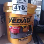 LOTE 410 - 01 BALDE DE VEDACIT, ADITIVO IMPERMEABILIZANTE PARA CONCRETOS E ARGAMASSAS. (NO ESTADO) ATENÇÃO! FAZER A VISITAÇÃO ANTES DE ARREMATAR, NÃO SABEMOS SE FUNCIONA. LEILÃO NÃO TEM GARANTIA E NEM DEVOLUÇÃO, SUJEITO A POSSÍVEIS AVARIAS VISÍVEIS/OCULTAS E/OU AUSÊNCIA DE COMPONENTES.