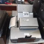 LOTE 372 - 07 SCANNER MARCAS FUJITSU E 02 IMPRESSORAS JATO DE TINTA MARCAS HP. (NO ESTADO) ATENÇÃO! FAZER A VISITAÇÃO ANTES DE ARREMATAR, NÃO SABEMOS SE FUNCIONA. LEILÃO NÃO TEM GARANTIA E NEM DEVOLUÇÃO, SUJEITO A POSSÍVEIS AVARIAS VISÍVEIS/OCULTAS E/OU AUSÊNCIA DE COMPONENTES.