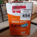 LOTE 454 - 01 LATA DE TINTA IQUINE DELANIL RENDE MUITO 16/ 18L BASE PARA EXTERIOR E INTERIOR. (NO ESTADO) ATENÇÃO! FAZER A VISITAÇÃO ANTES DE ARREMATAR, NÃO SABEMOS SE FUNCIONA. LEILÃO NÃO TEM GARANTIA E NEM DEVOLUÇÃO, SUJEITO A POSSÍVEIS AVARIAS VISÍVEIS/OCULTAS E/OU AUSÊNCIA DE COMPONENTES.