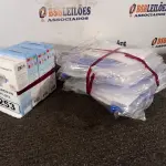 LOTE 253 - 04 TERMÔMETROS DIGITAL E 10 MASCARAS DE PROTEÇÃO. (NO ESTADO) ATENÇÃO! FAZER A VISITAÇÃO ANTES DE ARREMATAR, NÃO SABEMOS SE FUNCIONA. LEILÃO NÃO TEM GARANTIA E NEM DEVOLUÇÃO, SUJEITO A POSSÍVEIS AVARIAS VISÍVEIS/OCULTAS E/OU AUSÊNCIA DE COMPONENTES.