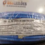 LOTE 280 - 01 ROLO DE CABO FLEXÍVEL 100M 1X10MM NA COR AZUL (NOVO). (NO ESTADO) ATENÇÃO! FAZER A VISITAÇÃO ANTES DE ARREMATAR, NÃO SABEMOS SE FUNCIONA. LEILÃO NÃO TEM GARANTIA E NEM DEVOLUÇÃO, SUJEITO A POSSÍVEIS AVARIAS VISÍVEIS/OCULTAS E/OU AUSÊNCIA DE COMPONENTES.