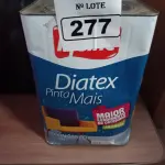 LOTE 277 - 01 LATA DE TINTA IQUINE DIATEX PINTA MAIS 18L FOSCO BASE “P”. (NO ESTADO) ATENÇÃO! FAZER A VISITAÇÃO ANTES DE ARREMATAR, NÃO SABEMOS SE FUNCIONA. LEILÃO NÃO TEM GARANTIA E NEM DEVOLUÇÃO, SUJEITO A POSSÍVEIS AVARIAS VISÍVEIS/OCULTAS E/OU AUSÊNCIA DE COMPONENTES.