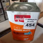 LOTE 454 - 01 LATA DE TINTA IQUINE DELANIL RENDE MUITO 16/ 18L BASE PARA EXTERIOR E INTERIOR. (NO ESTADO) ATENÇÃO! FAZER A VISITAÇÃO ANTES DE ARREMATAR, NÃO SABEMOS SE FUNCIONA. LEILÃO NÃO TEM GARANTIA E NEM DEVOLUÇÃO, SUJEITO A POSSÍVEIS AVARIAS VISÍVEIS/OCULTAS E/OU AUSÊNCIA DE COMPONENTES.