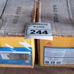 LOTE 244 - 02 CAIXAS DE SIKA TOP-100, REVESTIMENTO IMPERMEABILIZANTE SEMI-FLEXIVEL 18KG. (NO ESTADO) ATENÇÃO! FAZER A VISITAÇÃO ANTES DE ARREMATAR, NÃO SABEMOS SE FUNCIONA. LEILÃO NÃO TEM GARANTIA E NEM DEVOLUÇÃO, SUJEITO A POSSÍVEIS AVARIAS VISÍVEIS/OCULTAS E/OU AUSÊNCIA DE COMPONENTES.