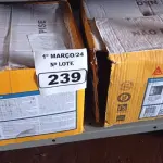 LOTE 239 - 02 CAIXAS DE SIKA TOP-100, REVESTIMENTO IMPERMEABILIZANTE SEMI-FLEXIVEL 18KG. (NO ESTADO) ATENÇÃO! FAZER A VISITAÇÃO ANTES DE ARREMATAR, NÃO SABEMOS SE FUNCIONA. LEILÃO NÃO TEM GARANTIA E NEM DEVOLUÇÃO, SUJEITO A POSSÍVEIS AVARIAS VISÍVEIS/OCULTAS E/OU AUSÊNCIA DE COMPONENTES.