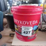 LOTE 427 - 01 BALDE DE DRYKOVEDA, ADITIVO IMPERMEABILIZANTE PARA ARGAMASSA E CONCRETO 18L. (NO ESTADO) ATENÇÃO! FAZER A VISITAÇÃO ANTES DE ARREMATAR, NÃO SABEMOS SE FUNCIONA. LEILÃO NÃO TEM GARANTIA E NEM DEVOLUÇÃO, SUJEITO A POSSÍVEIS AVARIAS VISÍVEIS/OCULTAS E/OU AUSÊNCIA DE COMPONENTES.