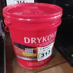 LOTE 313 - 01 BALDE DE DRYKOVEDA, ADITIVO IMPERMEABILIZANTE PARA ARGAMASSA E CONCRETO 18L. (NO ESTADO) ATENÇÃO! FAZER A VISITAÇÃO ANTES DE ARREMATAR, NÃO SABEMOS SE FUNCIONA. LEILÃO NÃO TEM GARANTIA E NEM DEVOLUÇÃO, SUJEITO A POSSÍVEIS AVARIAS VISÍVEIS/OCULTAS E/OU AUSÊNCIA DE COMPONENTES.