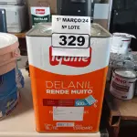 LOTE 329 - 01 LATA DE TINTA IQUINE DELANIL RENDE MUITO 18L BASE “C”. (NO ESTADO) ATENÇÃO! FAZER A VISITAÇÃO ANTES DE ARREMATAR, NÃO SABEMOS SE FUNCIONA. LEILÃO NÃO TEM GARANTIA E NEM DEVOLUÇÃO, SUJEITO A POSSÍVEIS AVARIAS VISÍVEIS/OCULTAS E/OU AUSÊNCIA DE COMPONENTES.