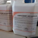 LOTE 467 - 20 LITROS DE SABONETE DE ESPUMA ANTISSÉPTICO. (NO ESTADO) ATENÇÃO! FAZER A VISITAÇÃO ANTES DE ARREMATAR, NÃO SABEMOS SE FUNCIONA. LEILÃO NÃO TEM GARANTIA E NEM DEVOLUÇÃO, SUJEITO A POSSÍVEIS AVARIAS VISÍVEIS/OCULTAS E/OU AUSÊNCIA DE COMPONENTES.