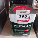 LOTE 395 - 01 LATA DE TINTA IQUINE PINTALAR FOSCO AVELUDADO 18L NA COR MARFIM. (NO ESTADO) ATENÇÃO! FAZER A VISITAÇÃO ANTES DE ARREMATAR, NÃO SABEMOS SE FUNCIONA. LEILÃO NÃO TEM GARANTIA E NEM DEVOLUÇÃO, SUJEITO A POSSÍVEIS AVARIAS VISÍVEIS/OCULTAS E/OU AUSÊNCIA DE COMPONENTES.