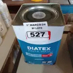 LOTE 527 - 01 LATA DE TINTA IQUINE DIATEX PINTA MAIS 18L FOSCO BASE “P”. (NO ESTADO) ATENÇÃO! FAZER A VISITAÇÃO ANTES DE ARREMATAR, NÃO SABEMOS SE FUNCIONA. LEILÃO NÃO TEM GARANTIA E NEM DEVOLUÇÃO, SUJEITO A POSSÍVEIS AVARIAS VISÍVEIS/OCULTAS E/OU AUSÊNCIA DE COMPONENTES.