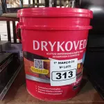 LOTE 313 - 01 BALDE DE DRYKOVEDA, ADITIVO IMPERMEABILIZANTE PARA ARGAMASSA E CONCRETO 18L. (NO ESTADO) ATENÇÃO! FAZER A VISITAÇÃO ANTES DE ARREMATAR, NÃO SABEMOS SE FUNCIONA. LEILÃO NÃO TEM GARANTIA E NEM DEVOLUÇÃO, SUJEITO A POSSÍVEIS AVARIAS VISÍVEIS/OCULTAS E/OU AUSÊNCIA DE COMPONENTES.